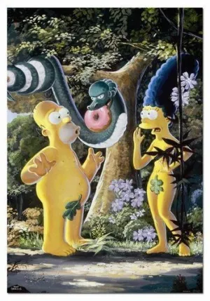 PUZZLE LOS SIMPSONS ADAN Y EVA 1000                                        