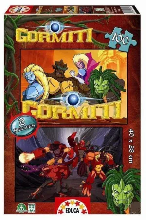 GORMITI PUZZLE 2X100                                                       
