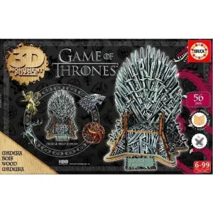 JUEGO DE TRONOS PUZLE 3D TRONO DE HIERRO                                   