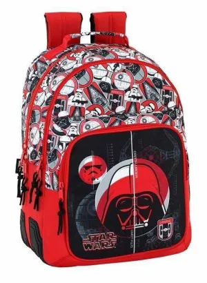 STAR WARS MOCHILA DOBLE CON CANTONERAS ADAPTABLE A CARRO                   