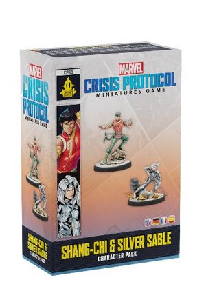 MARVEL CRISIS PROTOCOL MINIATURES GAME SHANG-CHI & SILVER SABLE