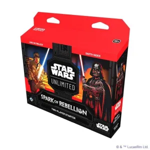 STAR WARS UNLIMITED SPARK OF REBELLION 2-PLAYER STARTER (INGLÉS)