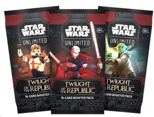 STAR WARS UNLIMITED EL OCASO DE LA REPÚBLICA SOBRE INGLÉS