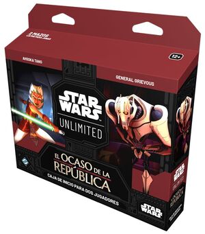 STAR WARS UNLIMITED EL OCASO DE LA REPÚBLICA CAJA INICIO