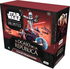 STAR WARS UNLIMITED EL OCASO DE LA REPÚBLICA CAJA DE PRESENTACIÓN