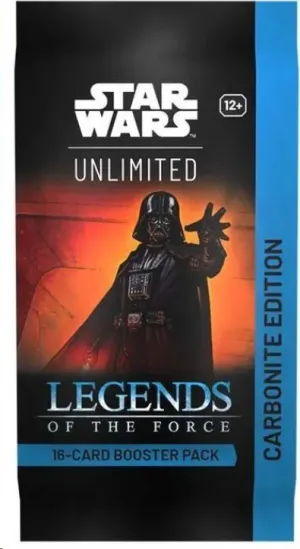 STAR WARS UNLIMITED LEYENDAS DE LA FUERZA CARBONITE BOOSTER (INGLÉS)
