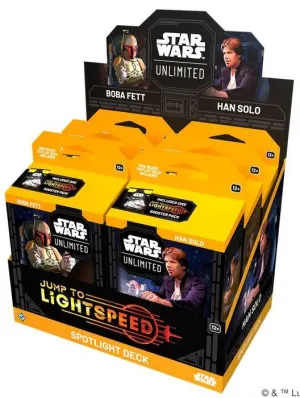 STAR WARS UNLIMITED JUMP TO LIGHTSPEED SPOTLIGHT MAZO BOBA FETT (INGLÉS)