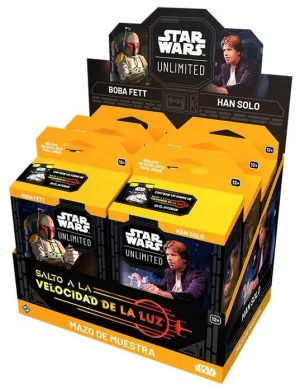 STAR WARS UNLIMITED SALTO A LA VELOCIDAD DE LA LUZ MAZO BOBA FETT