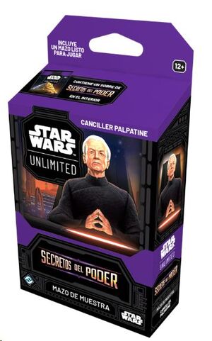STAR WARS UNLIMITED SECRETOS DEL PODER MAZO CANCILLER PALPATINE