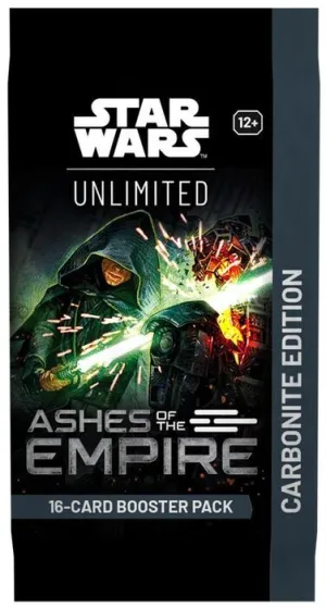 STAR WARS UNLIMITED CENIZAS DEL IMPERIO CARBONITE BOOSTER - INGLÉS
