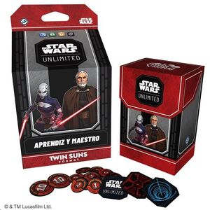 STAR WARS UNLIMITED 2026 TWIN SUNS MAZO APRENDIZ Y MAESTRO