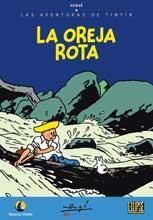 DVD TINTIN - LA OREJA ROTA - ED. 100 ANIV. HERGE                           