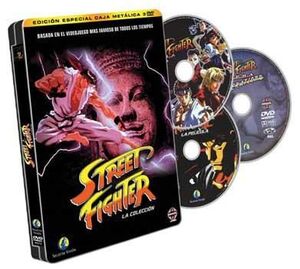 DVD STREET FIGHTER. LA COLECCION CAJA METALICA (3 DVD)                     