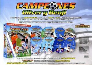 DVD CAMPEONES, OLIVER Y BENJI TEMP 01 PACK (8 DVD)                         