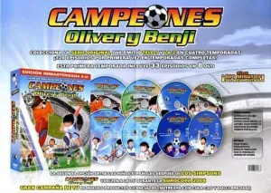 DVD CAMPEONES, OLIVER Y BENJI TEMP 01 PACK (8 DVD)                         