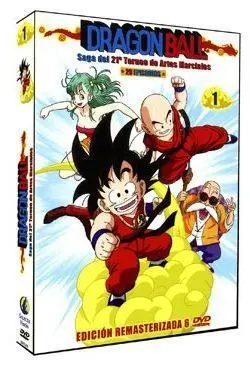 DVD DRAGON BALL SERIE ORIGINAL PACK 1 (6 DVD) - SAGA 21 TORNEO ARTES MARCIA