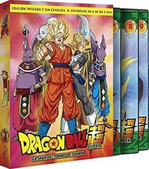 DRAGON BALL SUPER BOX 3 DVD - LA SAGA DEL TORNEO DE CHAMPA                 