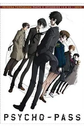 PSYCHO PASS TEMP 1 PARTE 2 (3 DVD)                                         