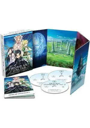 SWORD ART ONLINE TEMP 1 PARTE 2 (2 BD) ED. COLECCIONISTA EP. 15 A 25       