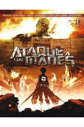 ATAQUE A LOS TITANES TEMP 1 PARTE 1 (3 BD) - EPISODIOS 1 A 13              