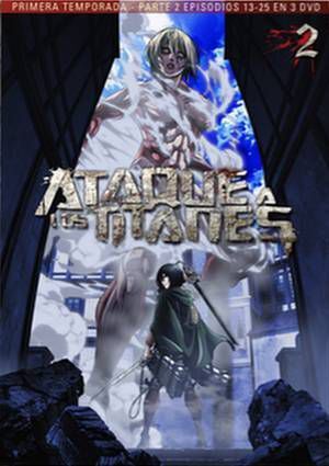 ATAQUE A LOS TITANES TEMP 1 PARTE 1 (3 DVD) - EPISODIOS 13 A 25            