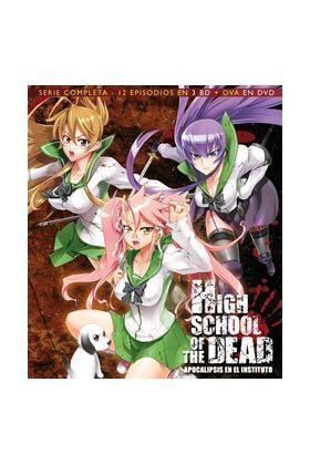 HIGH SCHOOL OF THE DEAD. SERIE COMPLETA + OVA (3 BD)                       