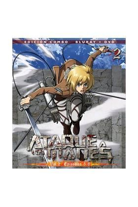 ATAQUE A LOS TITANES VOL.2 COMBO BD+DVD                                    