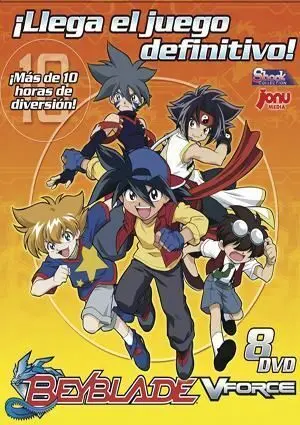 DVD BEYBLADE VFORCE COMPLETO (8 DVD)                                       