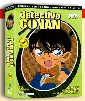 DVD DETECTIVE CONAN DELUXE DIGIPACK 3ª TEMP (5 DVD)                        