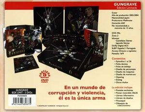 DVD GUNGRAVE BOX ED. LIMITADA (5 DVD)                                      