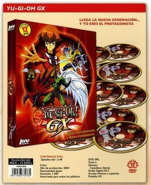 DVD YU-GI-OH! GX PACK (12 DVD)                                             