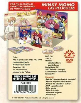 DVD MINKY MOMO PACK LAS PELICULAS                                          