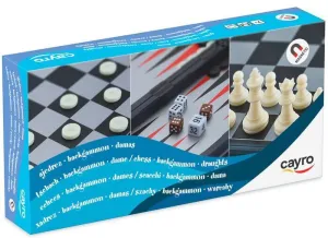 AJEDREZ - DAMAS - BACKGAMMON MAGNÉTICO