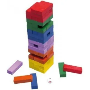 BLOCK A BLOCK MADERA COLORS 54 PCS                                         
