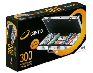 MALETÍN 300 FICHAS DE POKER 11,5 GR