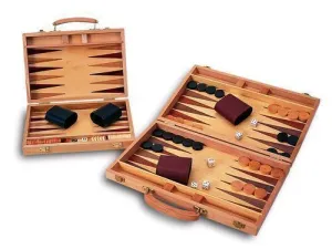 BACKGAMMON DE MADERA 30X48 MALETIN                                         