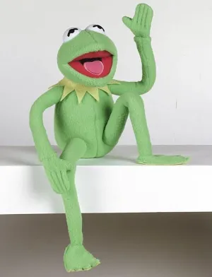 BARRIO SESAMO RANA GUSTAVO (KERMIT) PELUCHE 35CM                           