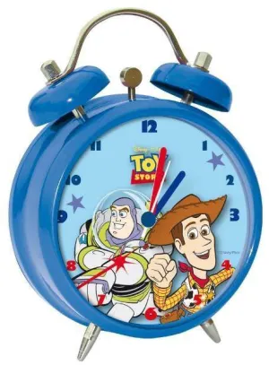 TOY STORY DESPERTADOR CON SONIDO DE ALARMA BUZZ & WOODY                    