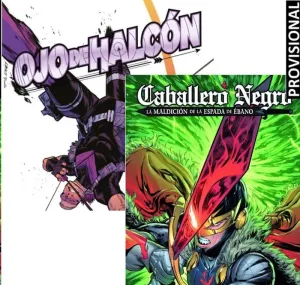 100% MARVEL 2X1: OJO DE HALCÓN Y CABALLERO NEGRO