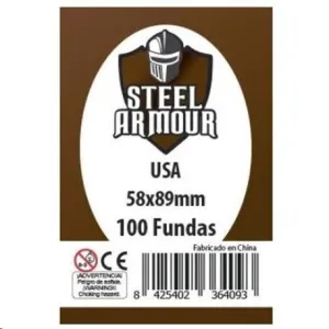 FUNDAS STEEL ARMOUR USA 58X89 MM (100)