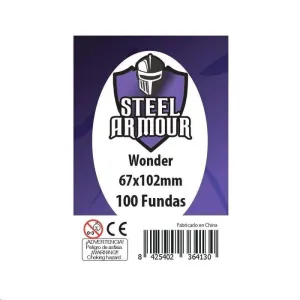 FUNDAS STEEL ARMOUR WONDER 67X102 MM (100)