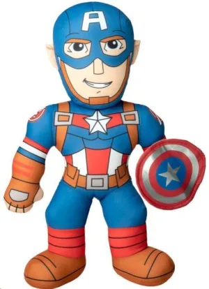 MARVEL CAPTAIN AMERICA PELUCHE CON SONIDO 38 CM