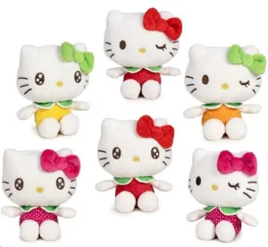 HELLO KITTY PELUCHE CON AROMA A FRUTAS Y FRIJOLES 12 CM