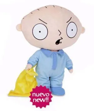 FAMILY GUY PELUCHE STEWIE PIJAMA 27CM                                      