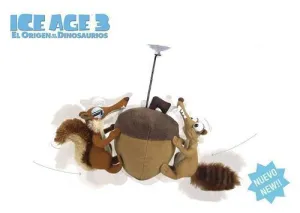 ICE AGE 3 PELUCHE BELLOTA Y PAREJA ARDILLAS                                