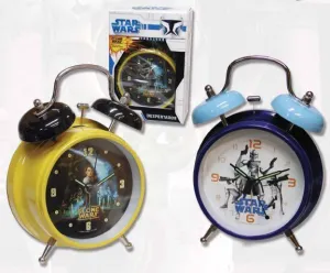 SALDO - STAR WARS CLONE WARS DESPERTADOR CAMPANAS GRANDE                           