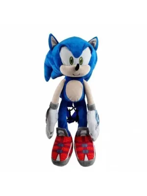 SONIC THE HEDGEHOG PELUCHE MOCHILA AJUSTABLE