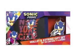 SONIC PRIME SET REGALO CARTERA + LLAVERO
