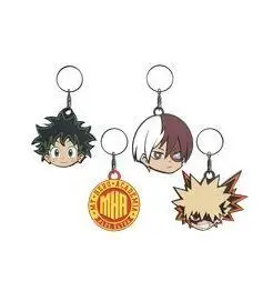 MY HERO ACADEMIA SET DE 4 LLAVEROS