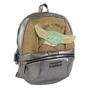 STAR WARS THE MANDALORIAN MOCHILA CASUAL POLIPIEL BABY YODA DURMIENDO      